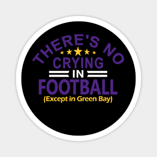 Minnesota Pro Football - No Crying Funny Magnet